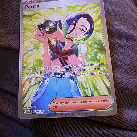 Pokemon Twilight Masquerade. Perrin SIR 220/167. Pack To Sleeves - Picture 1 of 2